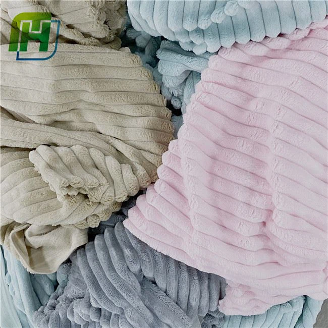 Stripe flannel fabric