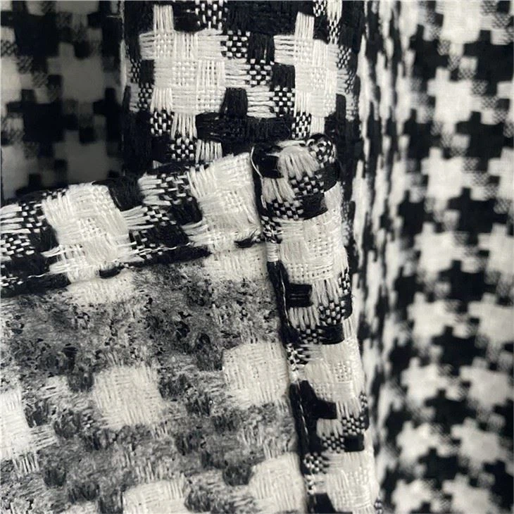 Black And White Houndstooth Curtains