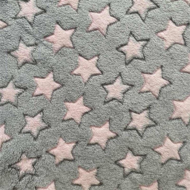 Jacqiard Minky Plush Fabric