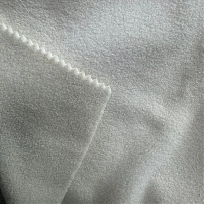 Λευκό Anti Pill Polar Fleece